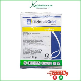 Chế phẩm trừ nấm bệnh cho lan Ridomil Gold 68WG 100 Gram