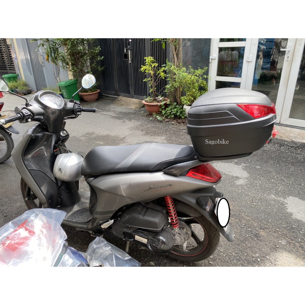 Thùng xe Janus, thùng Givi B27N kèm đế, bát gắn, lắp trực tiếp lên cảng zin của xe, hàng Givi chính hãng, bảo hành 2 năm