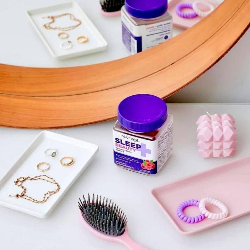 Kẹo dẻo giúp ngủ ngon, đẹp da ,móng, tóc Natrol Sleep Beauty 60 viên