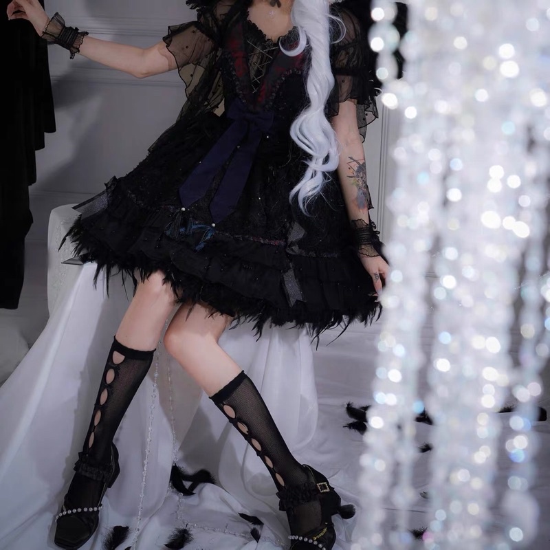 Wrist cuffs lolita voan / Phụ kiện tay lolita