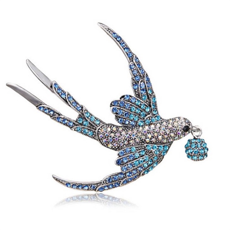 Thời Trang Ghim Cài Áo Hình Bọ Cánh Cứng Đính Đá Cá Tính