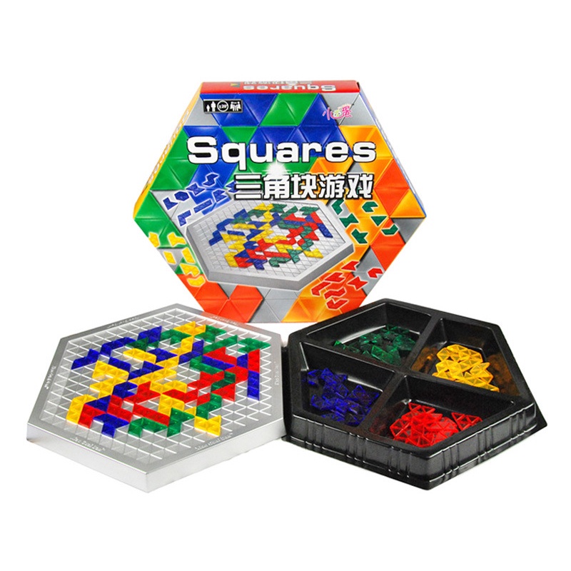 Trò chơi Blokus Trigon, Board Game Chiến Thuật Cho Nhóm 2-4 Người Chơi