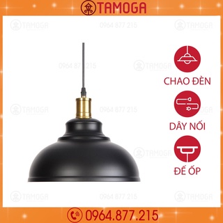 Đèn thả đui đồng trang trí bàn ăn,quán Cafe mã TAMOGA DT 8194, chao 300mm - Tặng kèm bóng 5W ánh sáng vàng