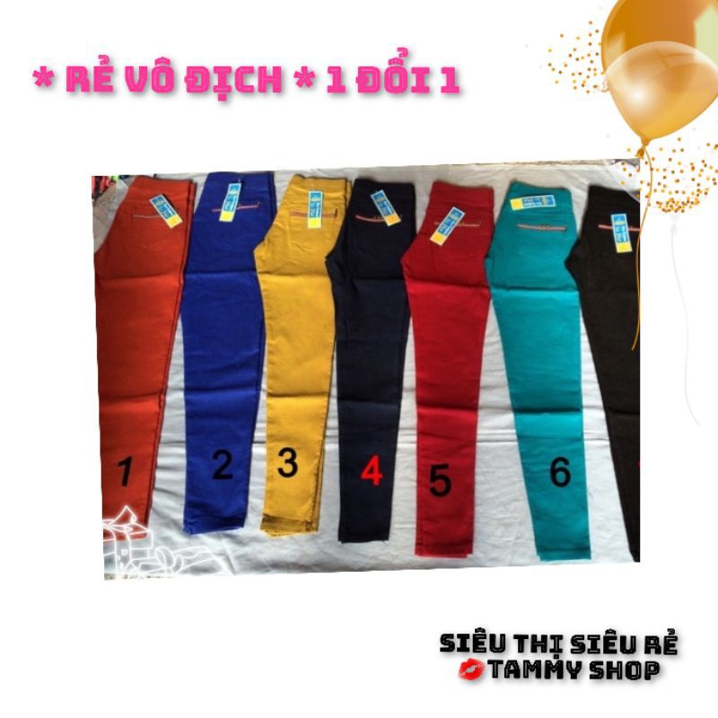 [Siêu rẻ] Quần kaki ôm Hàn Quốc (HÌNH THẬT 100%) | BigBuy360 - bigbuy360.vn