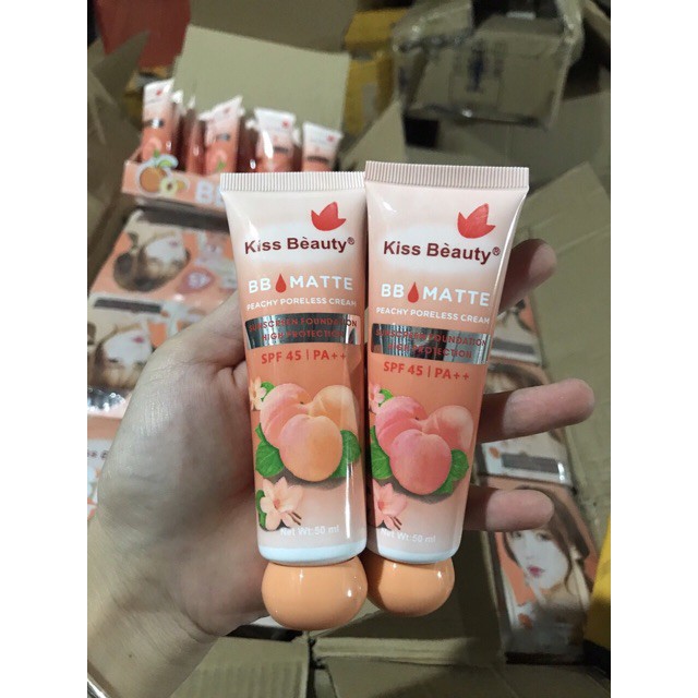 Kem Nền Che Khuyết Điểm Kiss Beauty Lá Đào Che Phủ Khuyết Điểm Tạo Lớp Make Up Tự Nhiên Na+Sứa | BigBuy360 - bigbuy360.vn