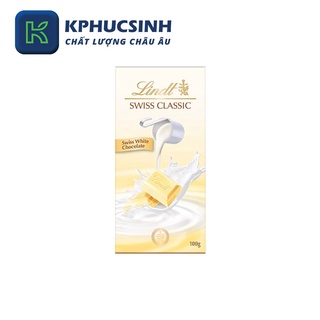Sô-cô-la Lindt Swiss Classic trắng 100g
