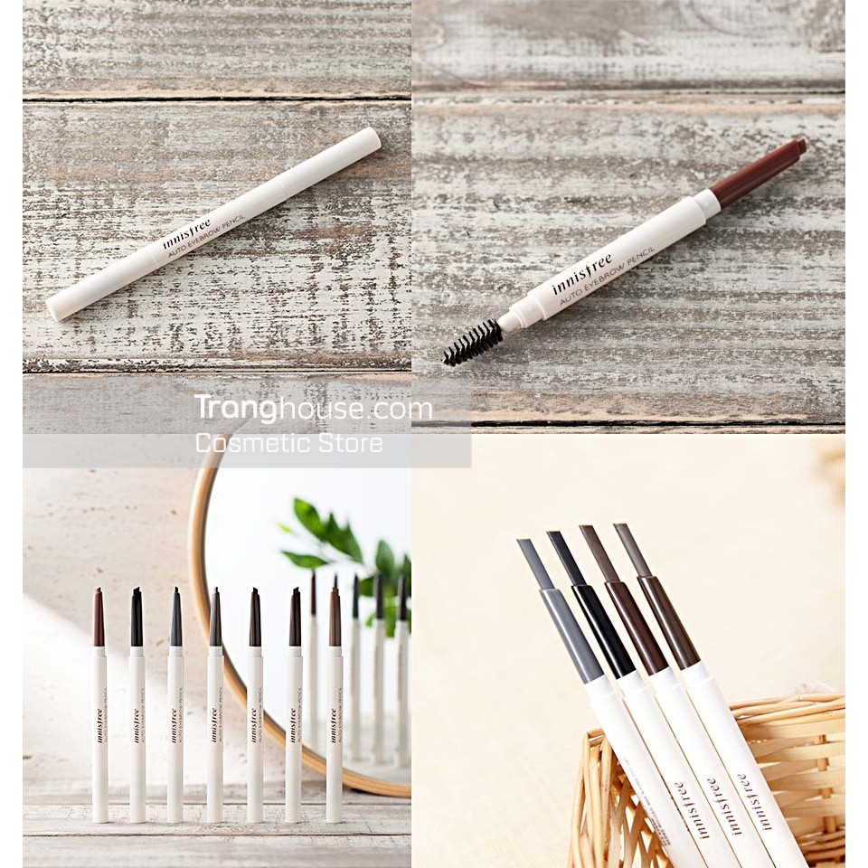 Chì kẻ mày 2 đầu Eco EyeBrown Pencil INNISFREE