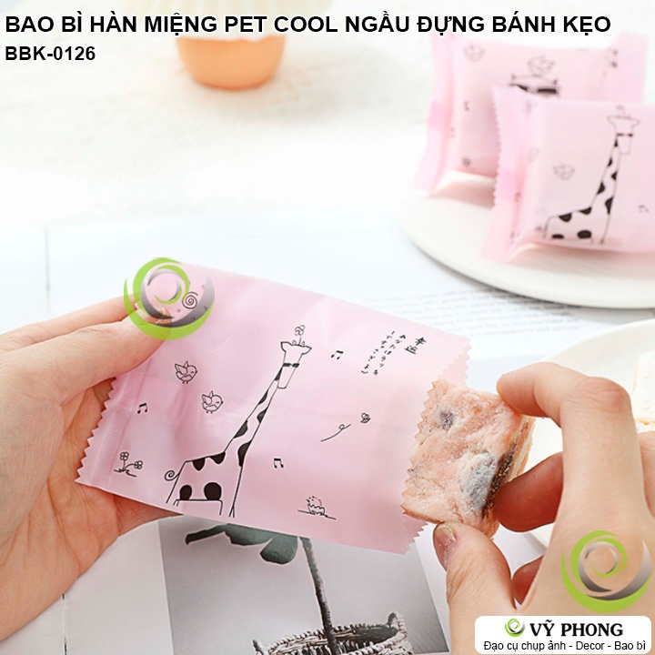 BAO BÌ TÚI HÀN MIỆNG 7x10CM ĐỰNG BÁNH KẸO IN HÌNH PET COOL NGẦU LÀM QUÀ TẶNG XUÂN NĂM MỚI CÁC DỊP LỄ TẾT BBK-0126