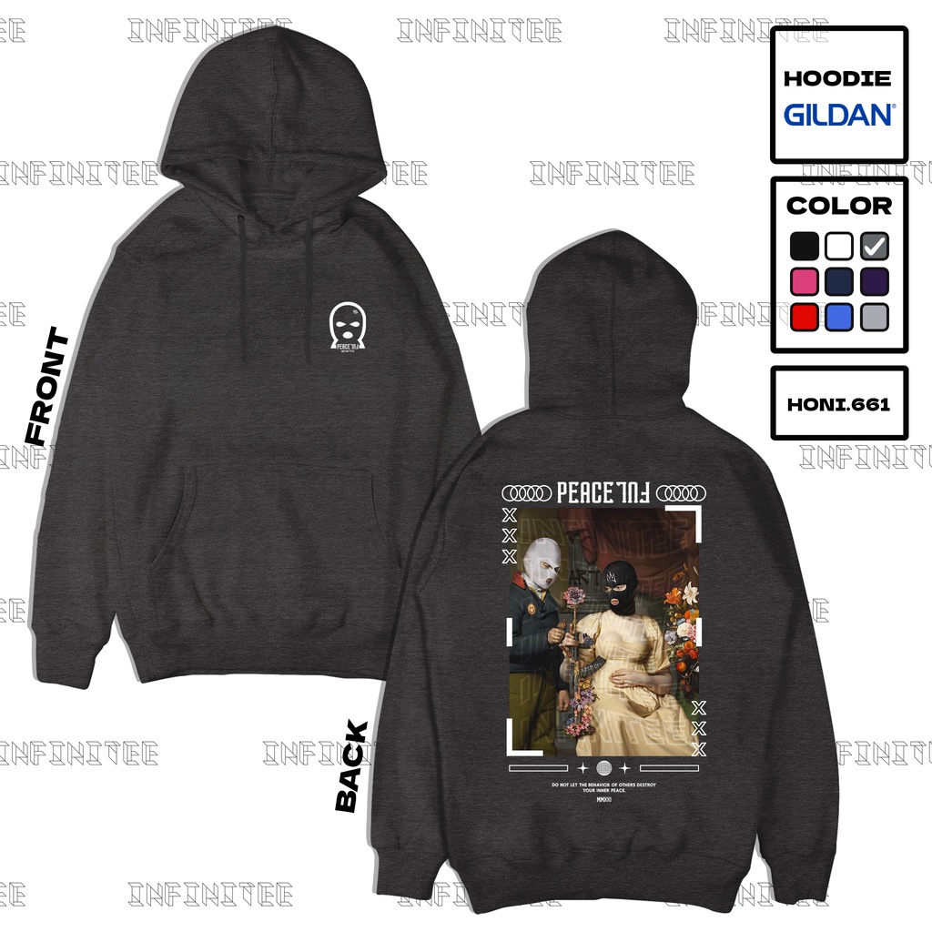 Áo Hoodies nỉ INFINITEE có mũ form rộng SFni0002