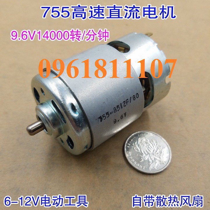 Motor 755 cho máy khoan pin