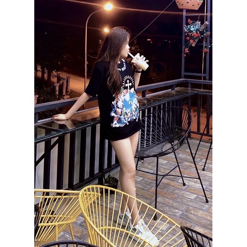 [FREESHIP] Áo Thun Nam Nữ Cổ Tròn Form Rộng  Áo Phông Unisex Basic Cotton Oversize Giá Rẻ