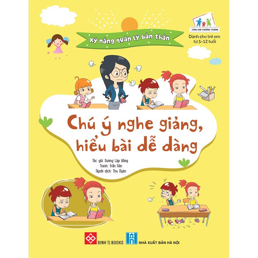 Sách - Kỹ năng quản lý bản thân- Chú ý nghe giảng, hiểu bài dễ dàng