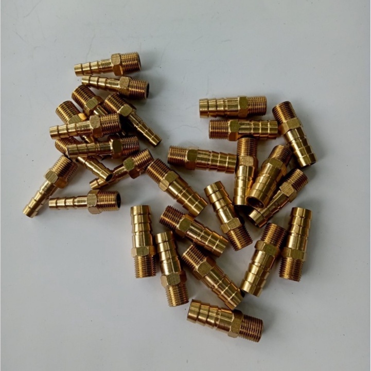 Đầu nối ren ngoài 9.6mm đuôi chuột 6, 8, 10mm