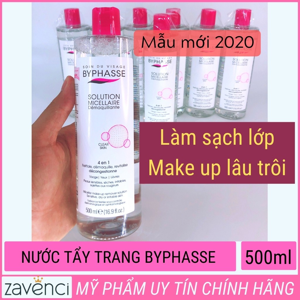 Nước tẩy trang Byphasse Micellar Cleansing Water làm sạch sâu mọi loại da 500ml - ZAVENCI Official | BigBuy360 - bigbuy360.vn