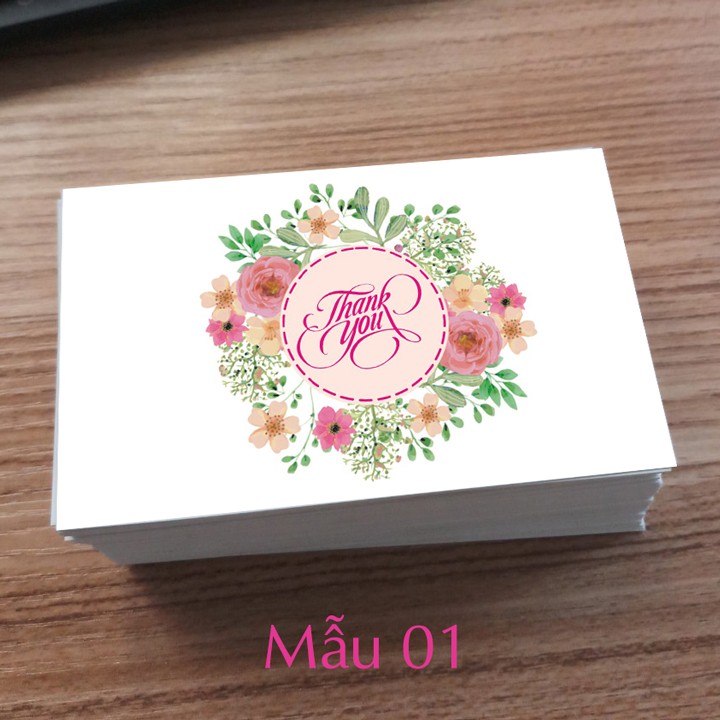 Thẻ card thank you MS01