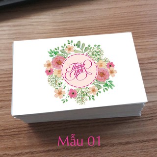 Thẻ card thank you MS01