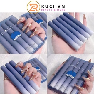 Bộ 5 son kem lì mềm mịn như nhung set 5 cây son không phai không dính cốc dưỡng ẩm S1Son 90