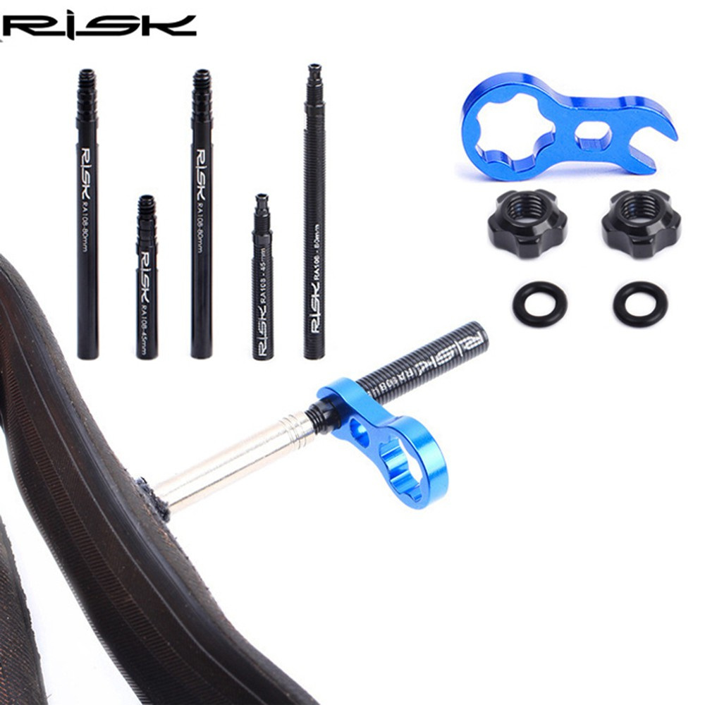 Đai Ốc Bằng Nhôm Tích Hợp Với Lõi Van Xe Đạp Chất Lượng Cao 45mm 80mm