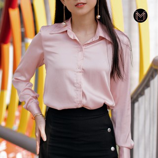 [DEAL SỐC] Combo 2 áo sơ mi lụa MIXMIX