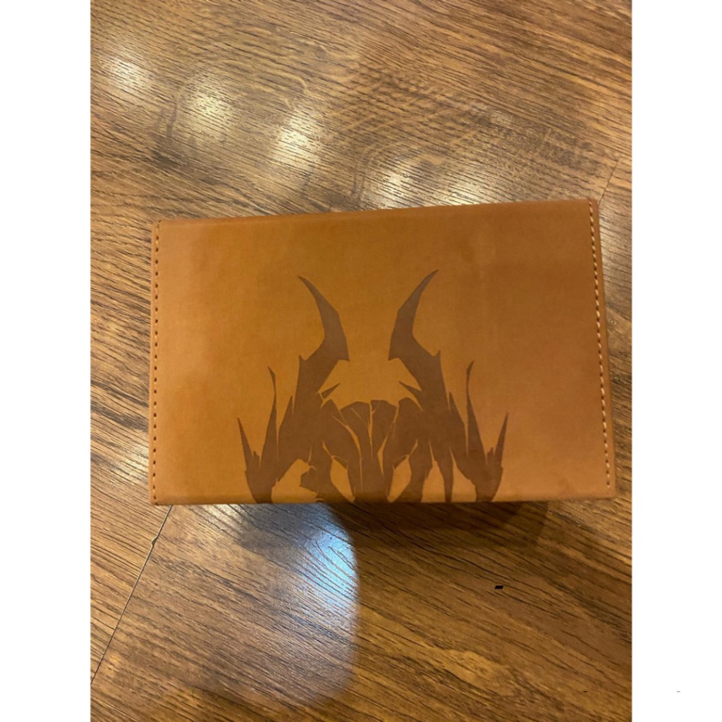 Hộp đôi đựng bài Yugi bằng da cao cấp 3 ngăn màu vàng - Deckbox