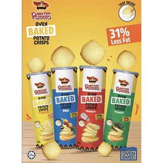 [SALE] Bánh Snack khoai tây nướng Mister Potato 31% Less Fat