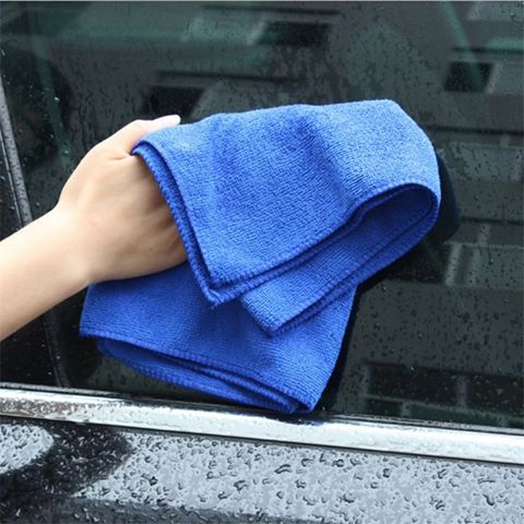 Khăn Lau Xe Ô Tô, Khăn Rửa Xe Ô Tô Microfiber 70 Cm X 30 Cm, Siêu thấm hút nước, lau sạch mọi vật dụng