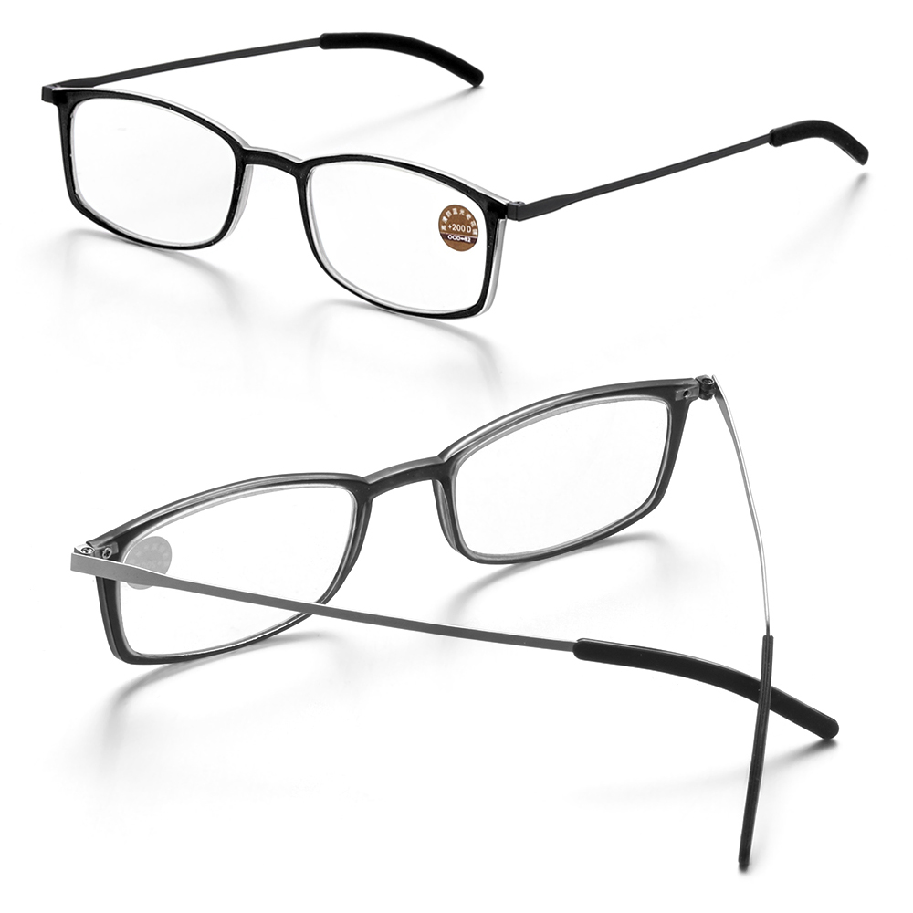 CLEVER Portable Diopters +1.5, +2.0, +2.5 Ultralight Paper Type Ultra-thin Reading Glasses