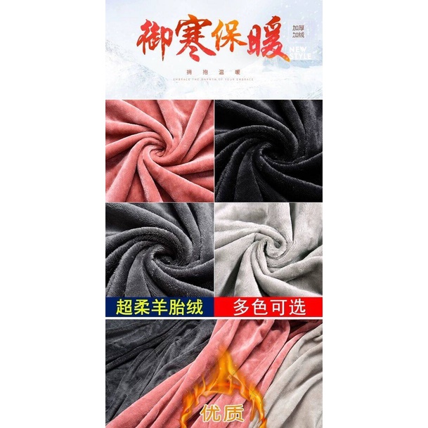 Quần Jean Dài Lót Lông Cừu Dày / Không Lót Lông Cừu Eo Cao Dáng Ôm Màu Đen Thời Trang Mùa Đông Cho Nữ