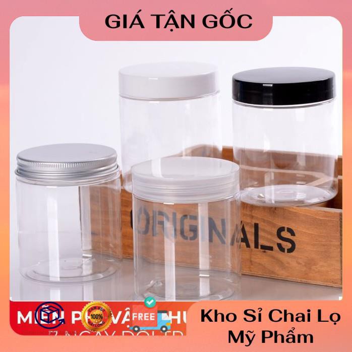 Hủ Nhựa Pet 200g,250g chiết kem rỗng , hủ đựng mỹ phẩm , phụ kiện du lịch