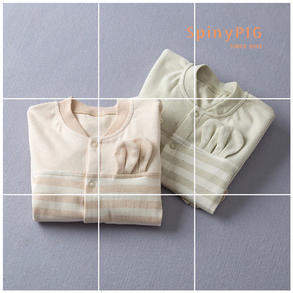 Quần áo sơ sinh 0-2 tuổi 100% cotton hữu cơ tự nhiên không chất tẩy nhuộm cực kỳ đáng yêu