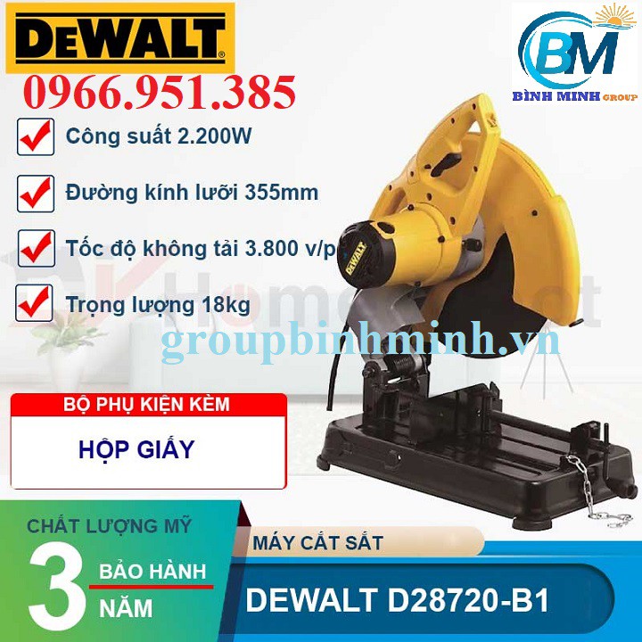 Máy cắt sắt Dewalt D28720 2200W