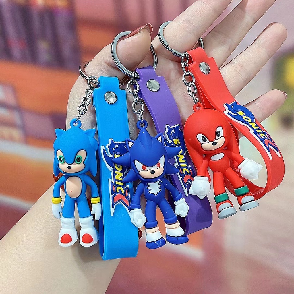 Móc Khóa Hình Nhím Sonic Dễ Thương