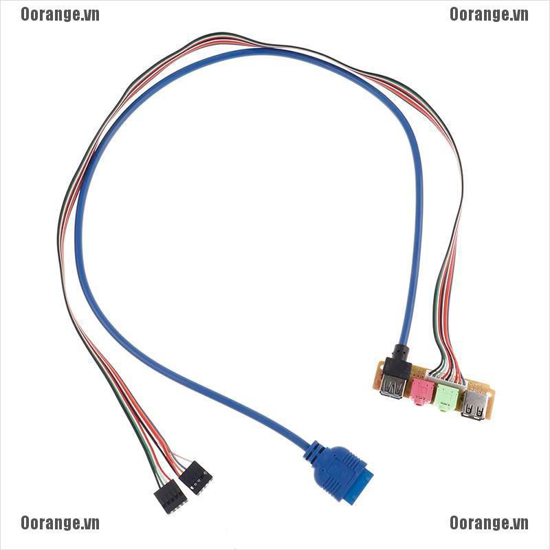 Bảng Điều Khiển Usb 2.0 + 3.0 Đi Kèm Dây Cáp 70cm