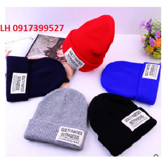 NÓN LEN NỮ MŨ LEN NỮ THỜI TRANG HÀN QUỐC 2 LỚP L12M3