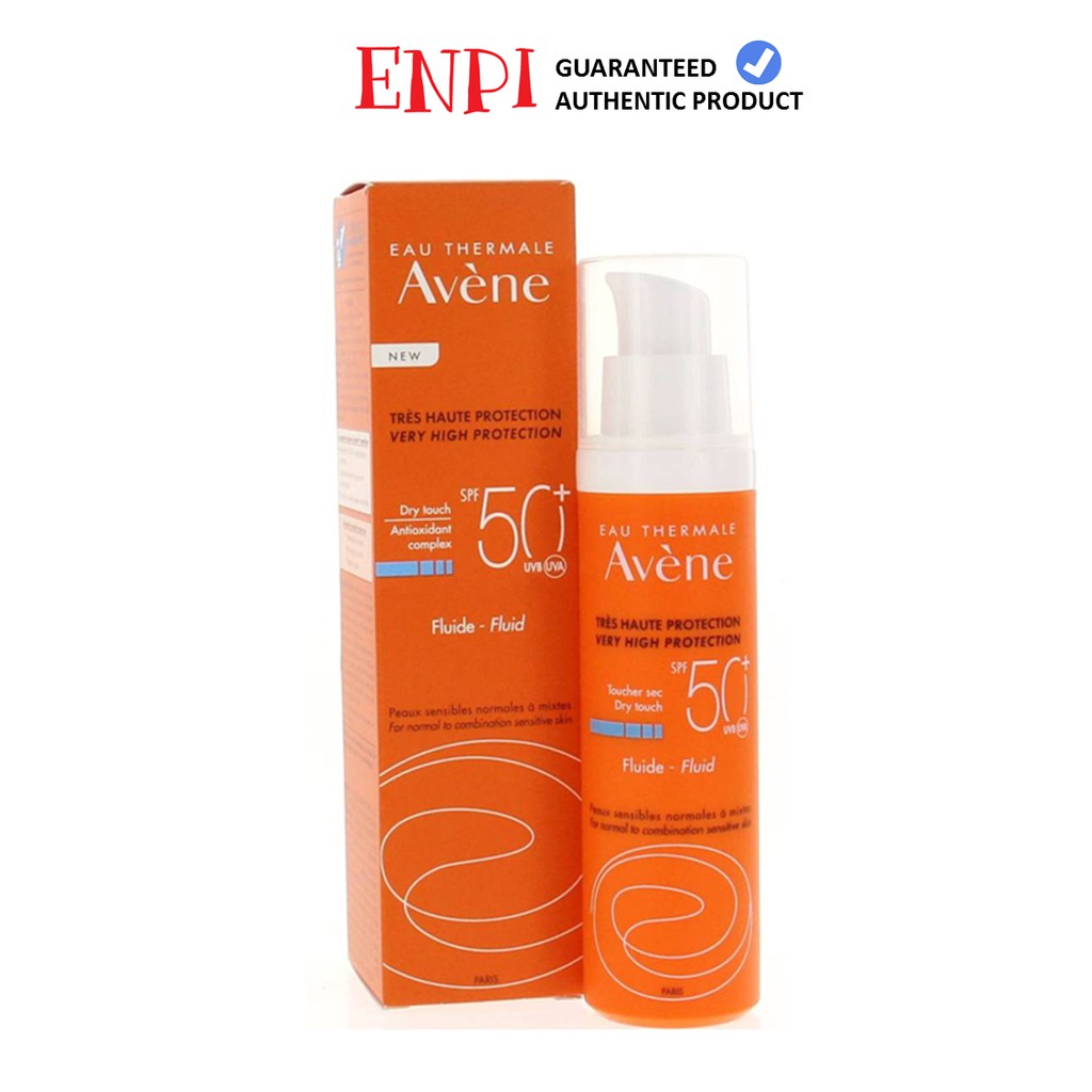 Kem chống nắng Avene Dry Touch Fluide SPF50+ 50ml