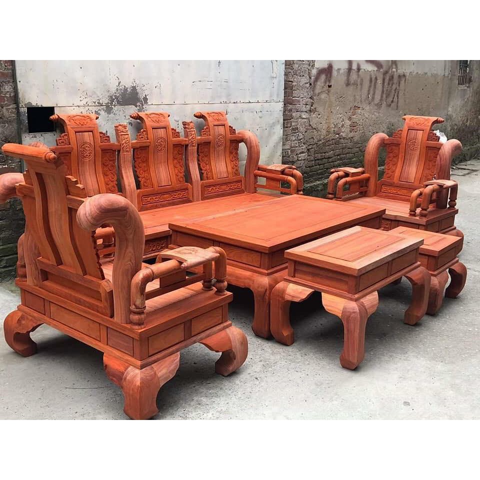Bộ bàn ghế Tần Thủy Hoàng Hương Đá