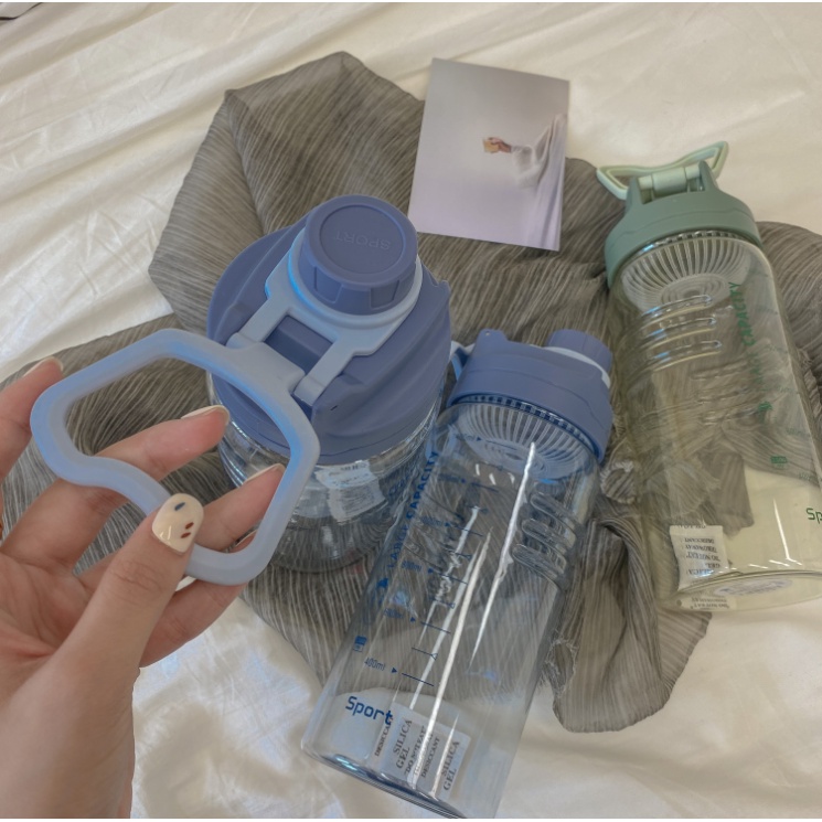 1500Ml Trong Suốt Nước Rõ Ràng Quy Mô 1.5 Lít Dung Lượng Lớn Nước Thể Thao Có Quai Xách Thể Dục Bình cho Tập Gym/Đi Chơi/Trường Học Phượt/Dã Ngoại