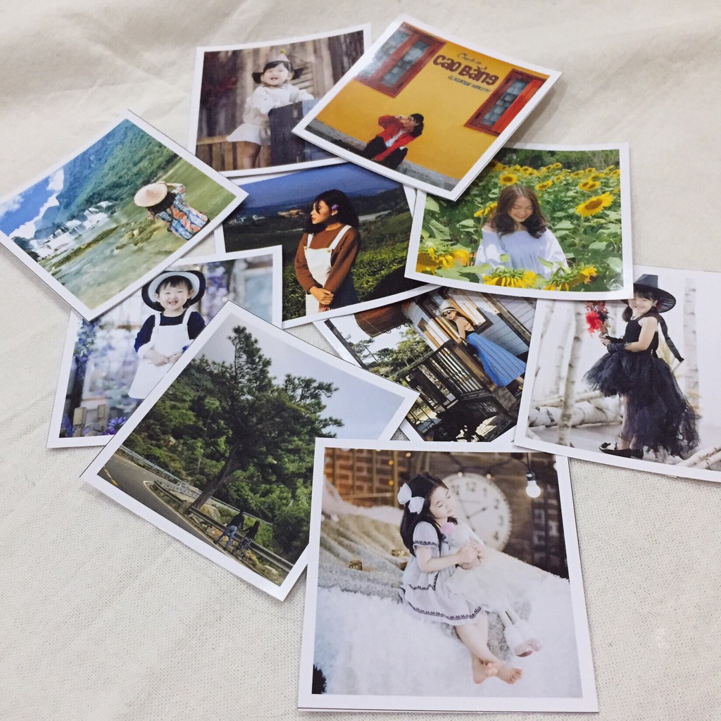 In ảnh Polaroid theo yêu cầu size 9x9 kiểu Instagram  - chất lượng cao - 4k /tấm