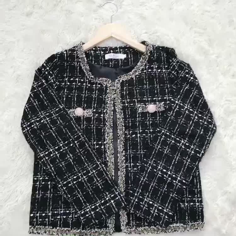 Áo dạ tweed nhũ viền cực hót( Sẵn) | BigBuy360 - bigbuy360.vn