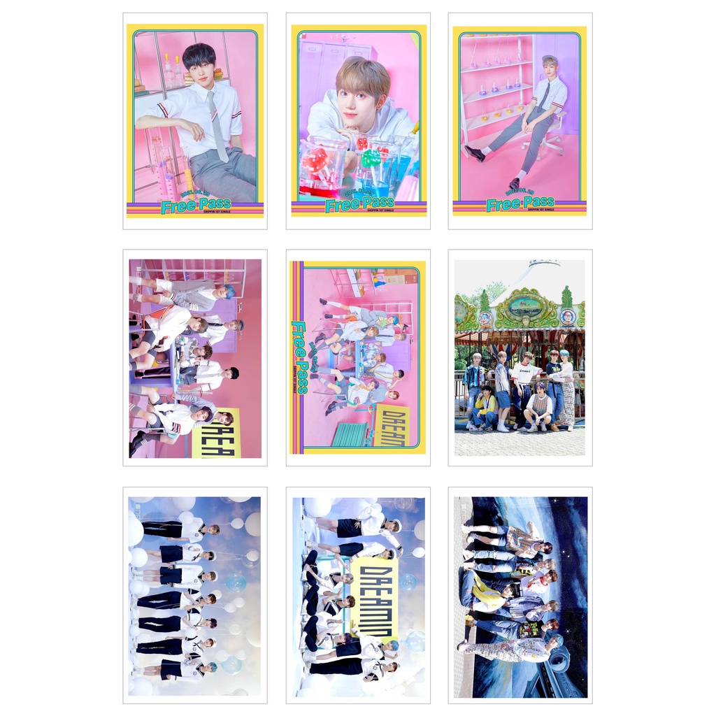 [Ép Lụa] Lomo Card 27 Ảnh DRIPPIN - FREE PASS