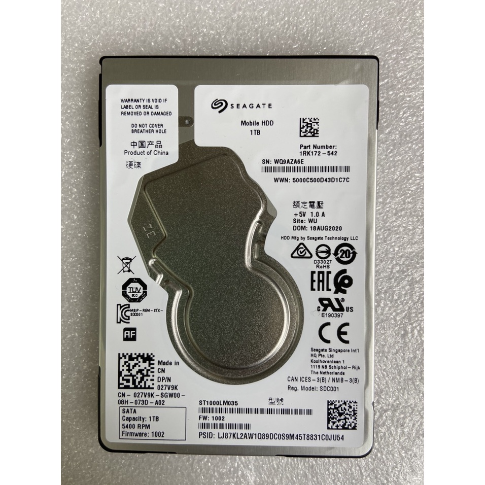 Ổ cứng 1Tb 2Tb 3Tb 4Tb 3.5" PC 1Tb 500Gb 320Gb 250Gb 160Gb Laptop 2.5"