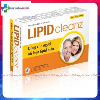 Lipid Cleanz - Mua 6 tặng 1 bằng tem tích điểm - Hỗ trợ giảm mỡ máu, gảm cân, cholesterol, giảm béo Lipidcleanz