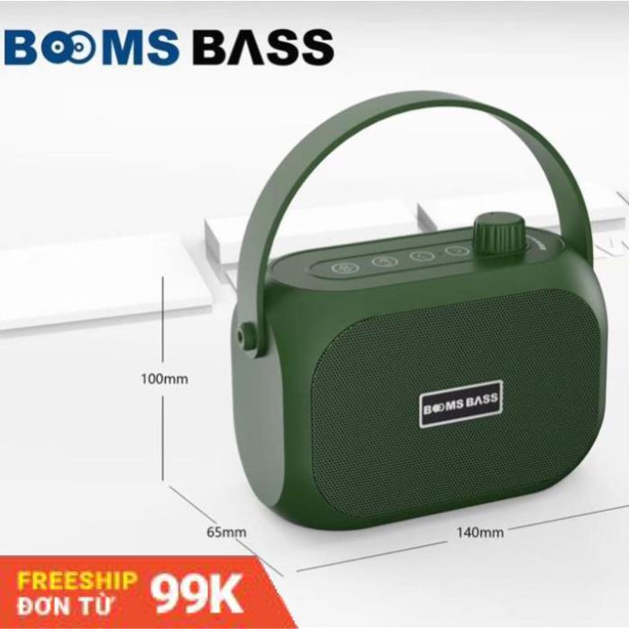 [Lỗi 1 Đổi 1] Loa BOOMS BASS L15 Không dây, Âm Thanh Như Video, Hỗ trợ thẻ nhớ,USB, Jack 3.5mm