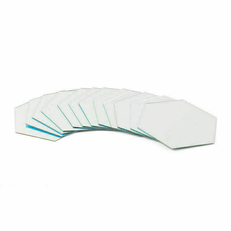 Set 12 Miếng Gương Dán Tường 3D Phong Cách Hiện Đại