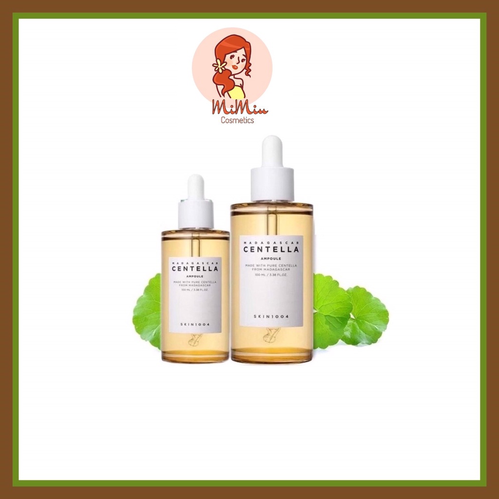 ( Chai Full &amp; mẫu dùng thử ) Tinh chất rau má SKin1004 Madagascar Centella Asiatica 100 Ampoule