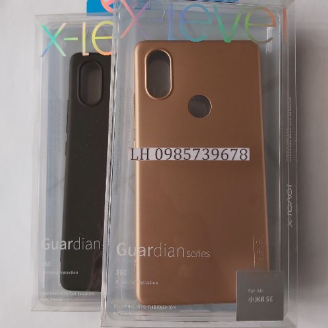 Ốp lưng xiaomi mi 8 SE dẻo mịn xlevel chống bám bẩn cao cấp chính hãng