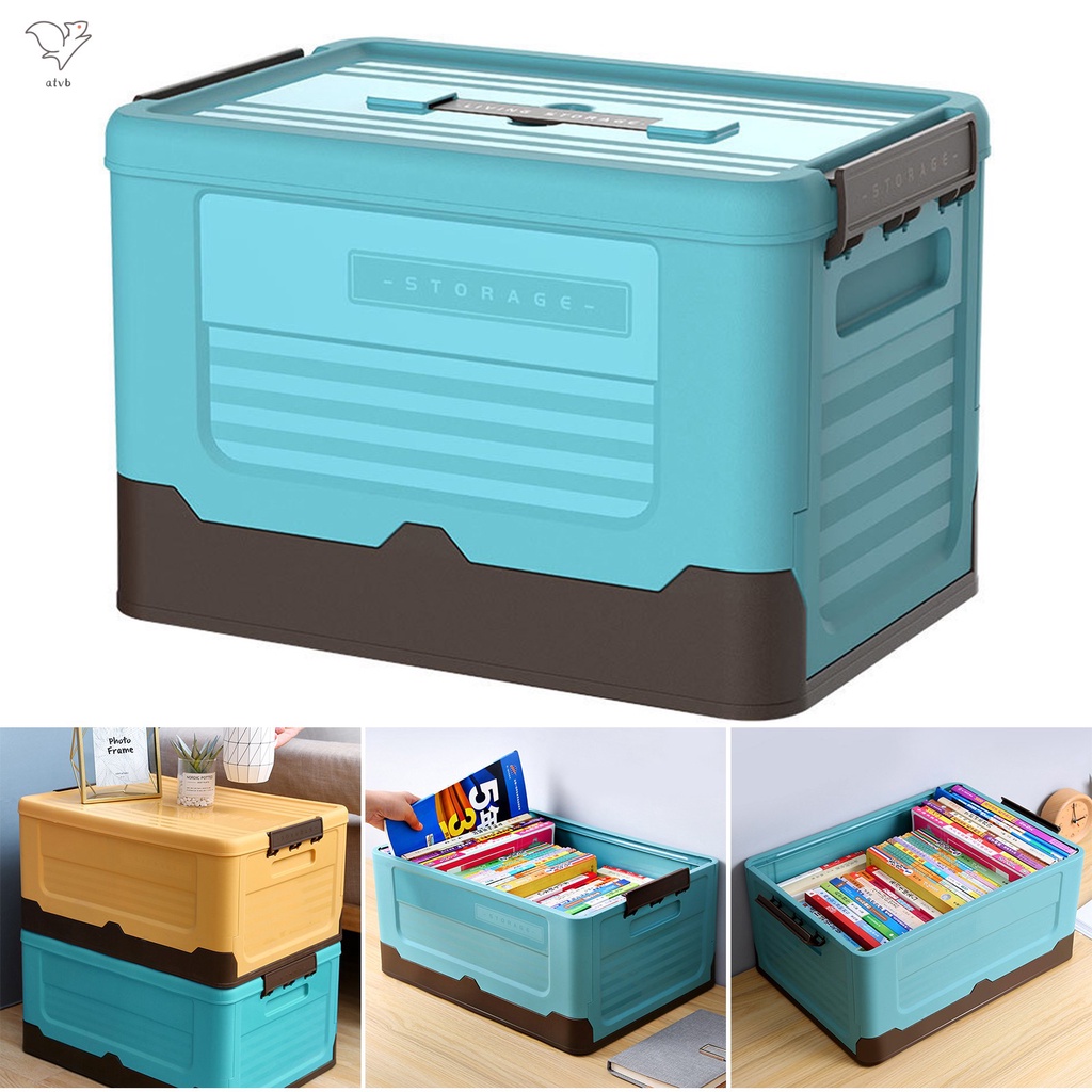 Hộp Đựng Đồ Đa Năng Sức Chứa Lớn Có Nắp Đậy Tiện Dụng Cho Gia Đình / Xe Hơi