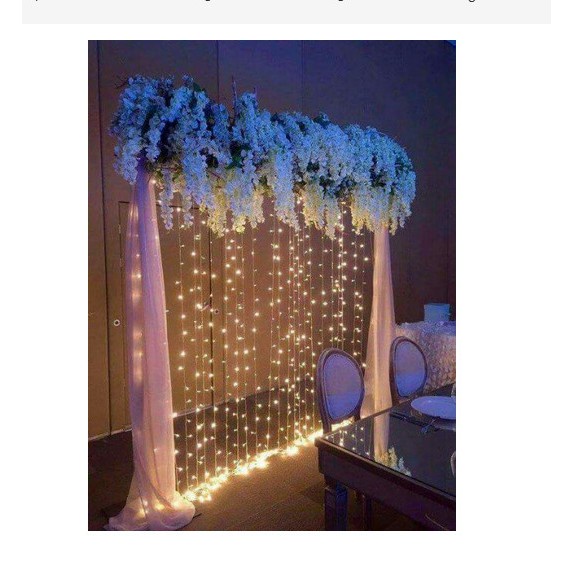 Đèn led nháy thả rèm 3m x 3m 12 dây