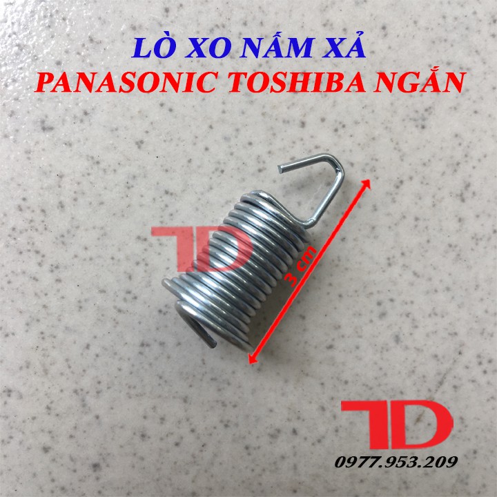 Combo 10 lò xo nấm xả Panasonic Toshiba ngắn