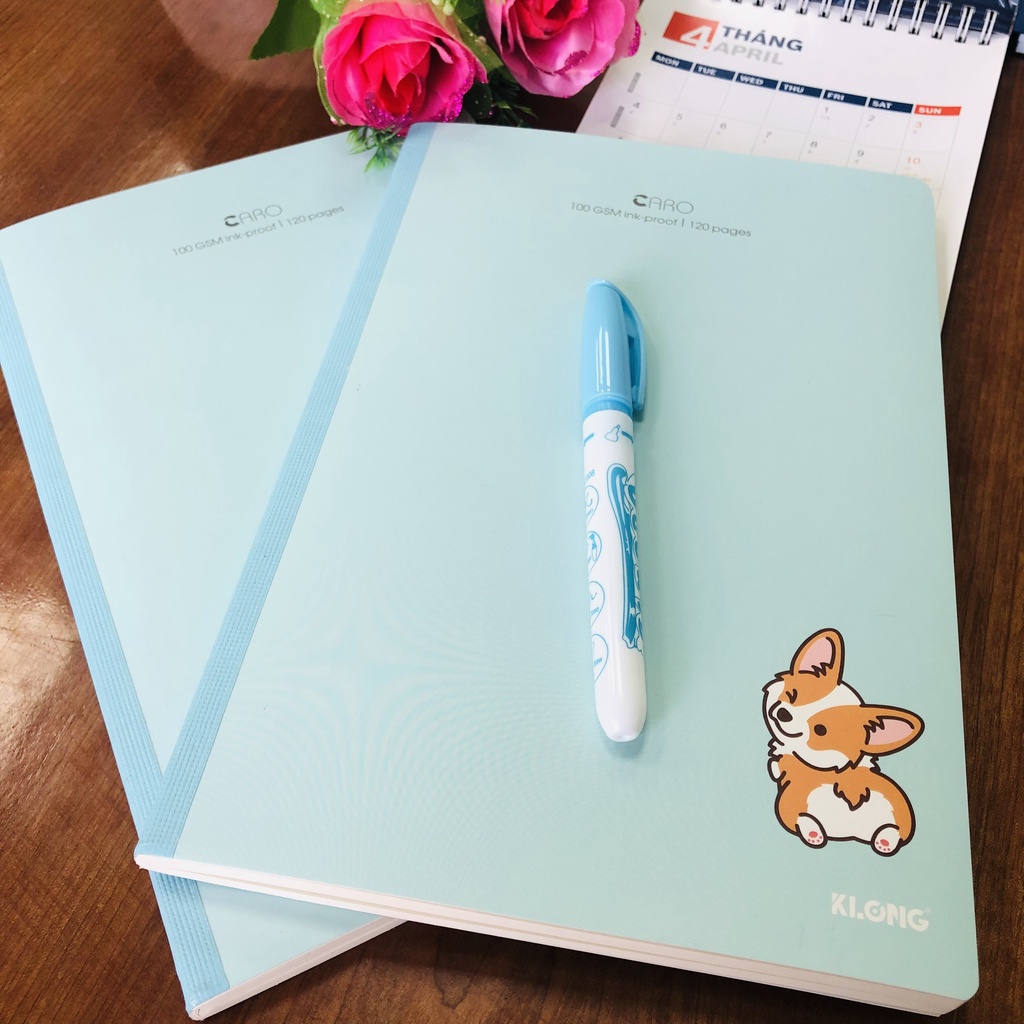 Vở may dán gáy Caro Khổ B5 - 120 trang; Mã số: 835 Sổ Klong hàng chính hãng